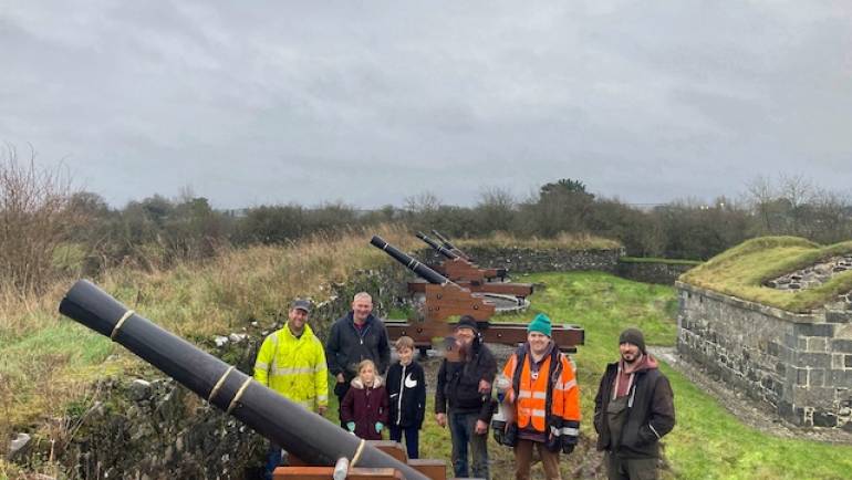 FORT ELIZA REPLICA CANNONS DECEMBER 2021